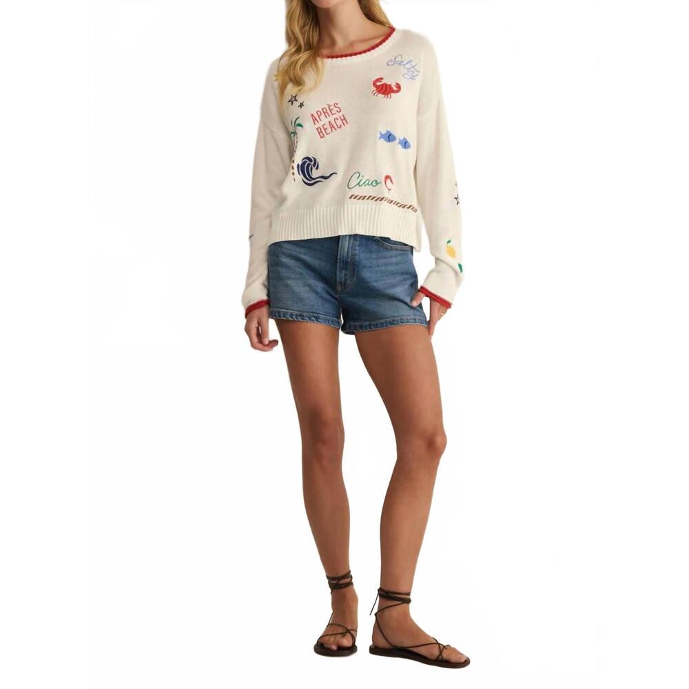 NEW Z SUPPLY seas the day sienna sweater in multicolor - Picture 6 of 6